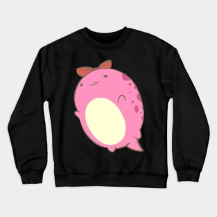 Guild Wars 2- Pink Quaggan Swimming Crewneck Sweatshirt